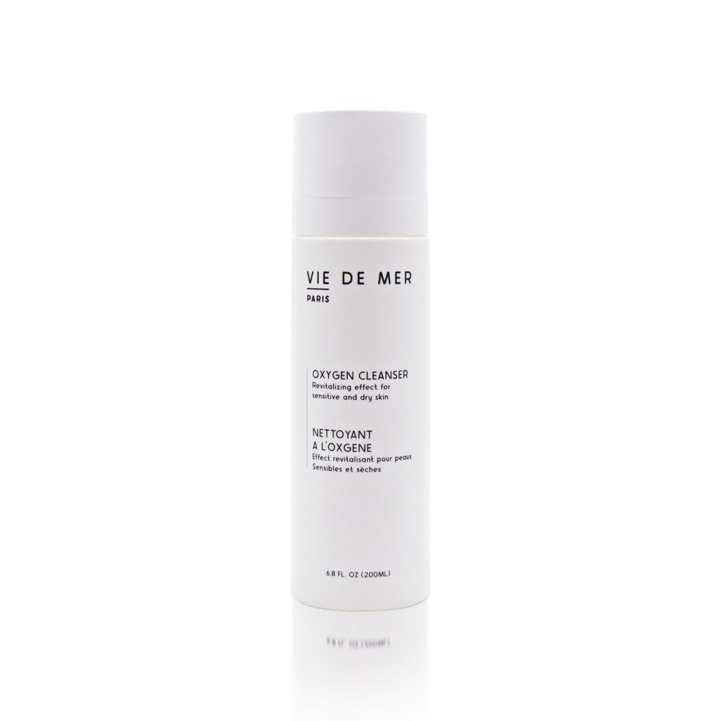 Vie De Mer Oxygen Face Cleanser for your french skincare routine non-soap non-detergent